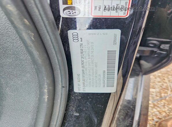 WAUGFAFC5GN060984 2016 AUDI A6 Black Вид підкапотного простору