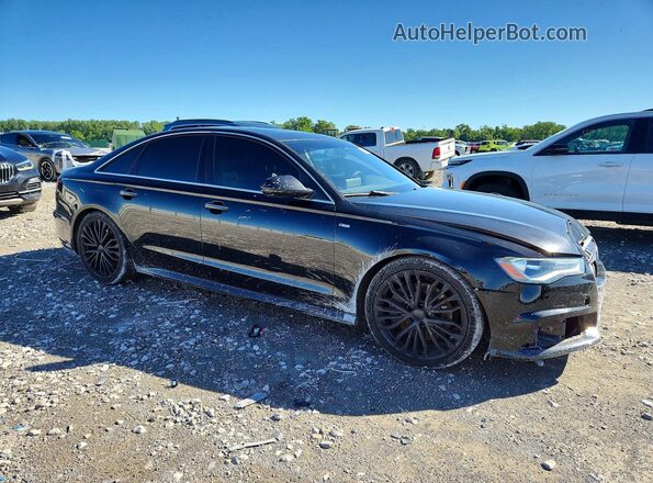 WAUGFAFC6GN007940 2016 AUDI A6 Black Передня права чверть