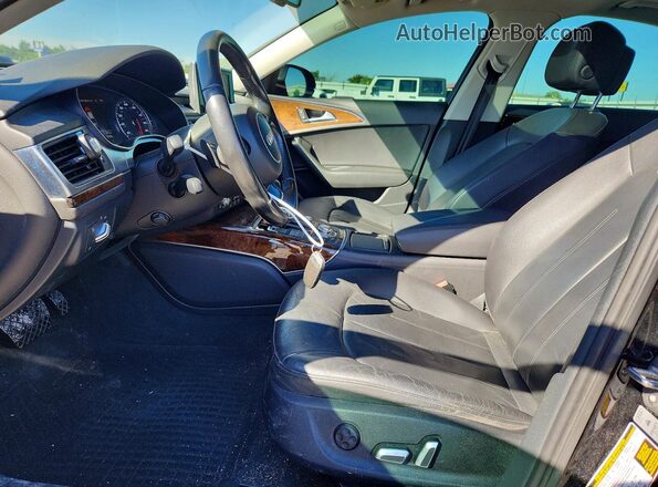 WAUGFAFC6GN007940 2016 AUDI A6 Black Вид салону спереду
