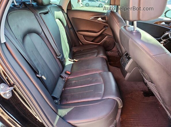 WAUGFAFC6GN007940 2016 AUDI A6 Black Вид задніх сидінь
