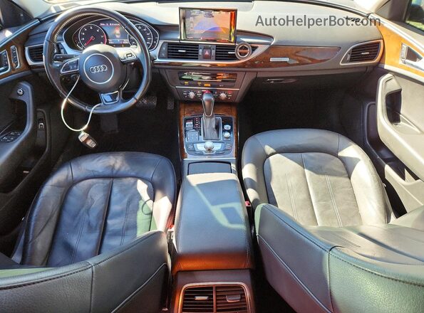 WAUGFAFC6GN007940 2016 AUDI A6 Black Вид панелі приладів