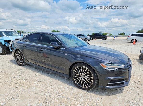 WAUGFAFC6GN014189 2016 AUDI A6 Black Передня права чверть