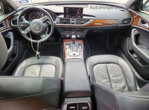 WAUGFAFC6GN014189 2016 AUDI A6 Black Вид панелі приладів