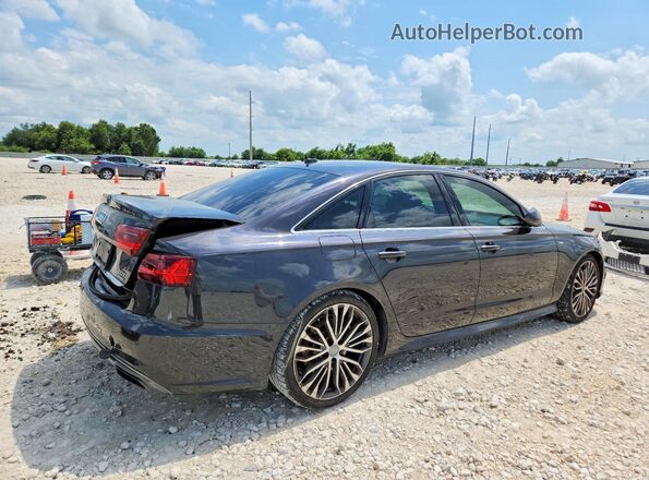 WAUGFAFC6GN014189 2016 AUDI A6 Black Задня права чверть