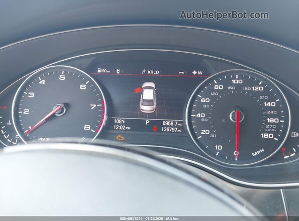 WAUGFAFC6GN125440 2016 AUDI A6 Black Вид задніх сидінь