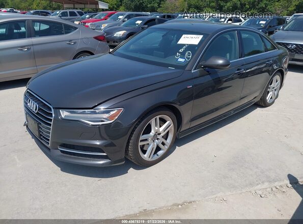 WAUGFAFC6GN125440 2016 AUDI A6 Black Передня ліва чверть