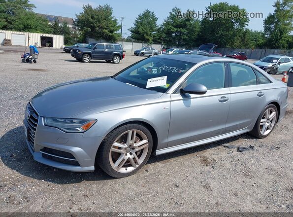 WAUGFAFC8GN128663 2016 AUDI A6 Серебряный Передняя левая четверть