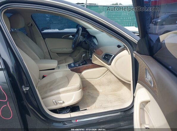 WAUGFAFC8GN132051 2016 AUDI A6 Gray Widok wnętrza z przodu