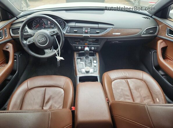WAUGFAFCXGN096640 2016 AUDI A6 White Առջևի վահանակի տեսք