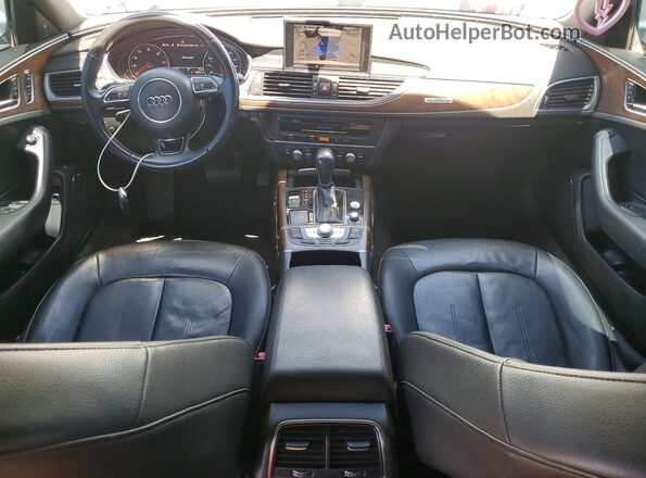 WAUGFAFCXGN118023 2016 AUDI A6 White Widok deski rozdzielczej