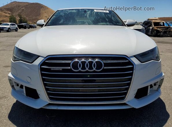 WAUGFAFCXGN118023 2016 AUDI A6 White Widok z przodu