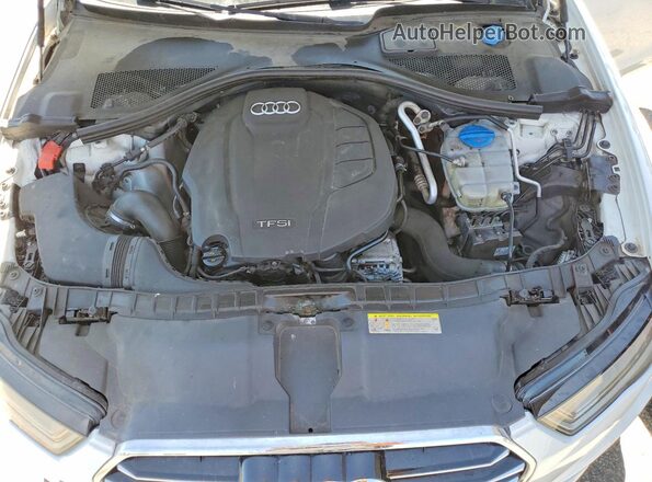 WAUGFAFCXGN118023 2016 AUDI A6 White Widok wnętrza z tyłu