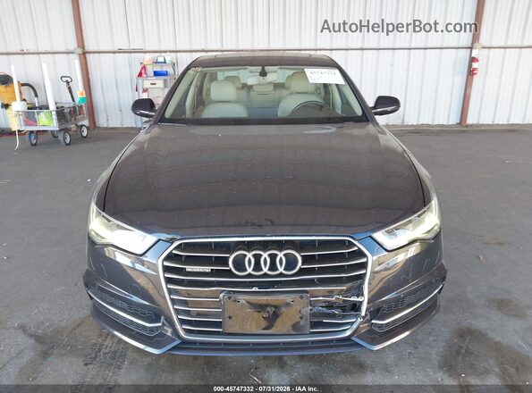 WAUGFAFCXGN172986 2016 AUDI A6 Blue Widok wnętrza z tyłu