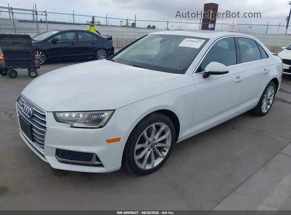 WAUGMAF41KN008193 2019 AUDI A4 White Передня ліва чверть