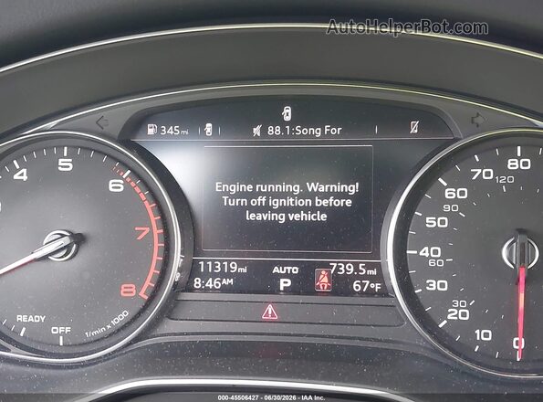 WAUGMAF41KN008193 2019 AUDI A4 White 