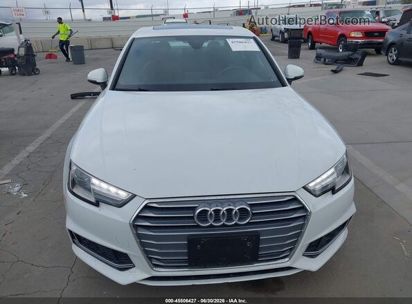 WAUGMAF41KN008193 2019 AUDI A4 White Вид щитка приладів