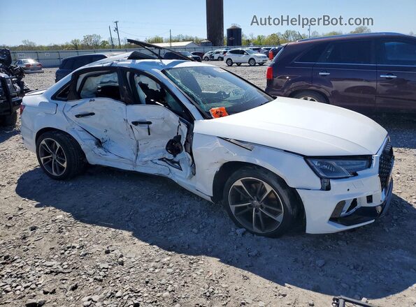WAUGMAF41KN016844 2019 AUDI A4 White Przód prawy