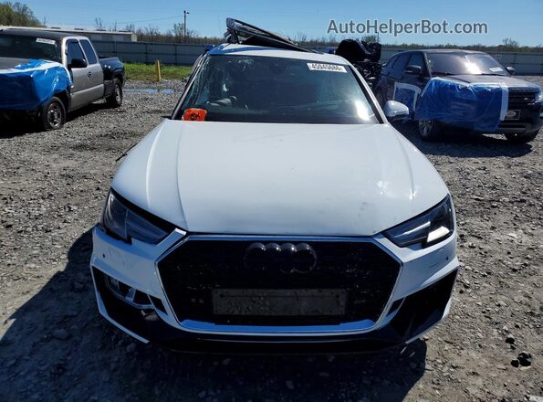 WAUGMAF41KN016844 2019 AUDI A4 White Widok z przodu