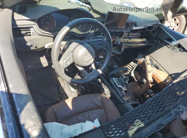 WAUGMAF41KN016844 2019 AUDI A4 White Widok deski rozdzielczej