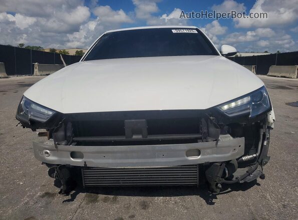WAUGMAF41KN016942 2019 AUDI A4 Белый Вид спереди