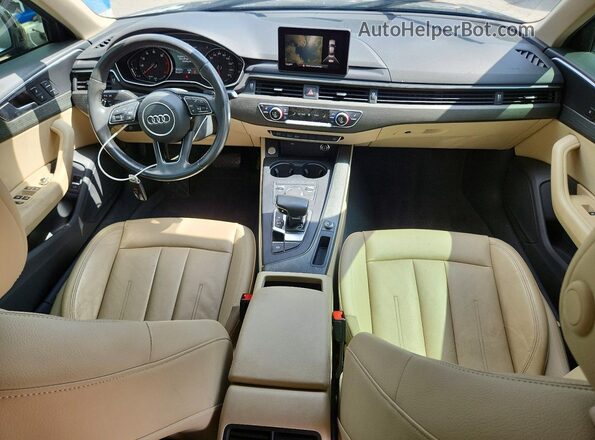 WAUGMAF42KA036642 2019 AUDI A4 Black Vista interior delantera