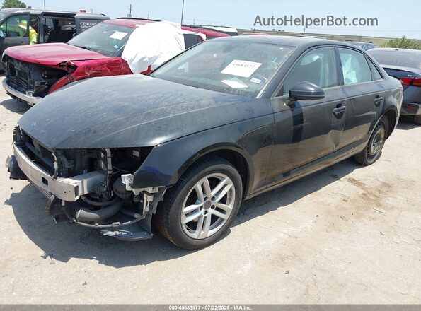 WAUGMAF43HA143949 2017 AUDI A4 Black Առջևի ձախ երեք քառորդ տեսարան