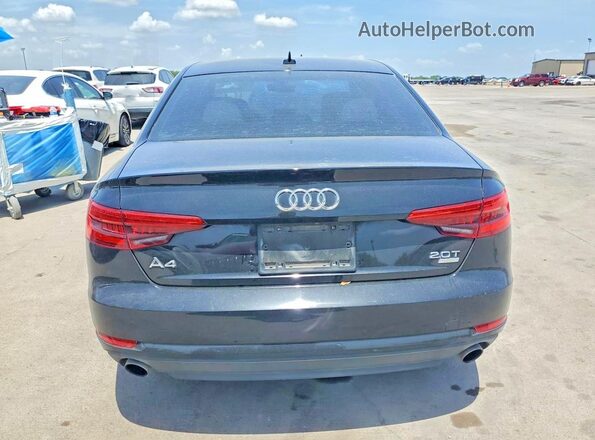 WAUGMAF43HN042807 2017 AUDI A4 Black უკანა ხედი