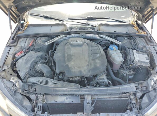 WAUGMAF43HN042807 2017 AUDI A4 Black უკანა სალონის ხედი