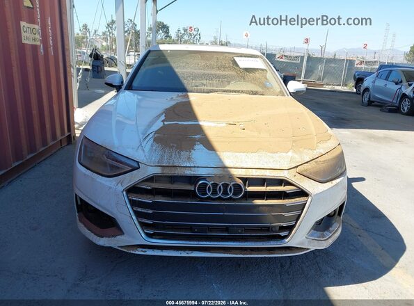 WAUGMAF43LN008889 2020 AUDI A4 White Вид панелі приладів