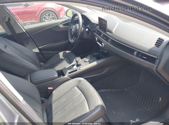 WAUGMAF44HN048308 2017 AUDI A4 Gray წინა სალონის ხედი