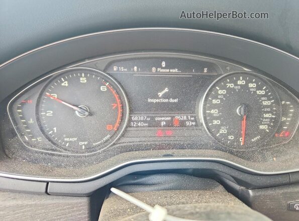 WAUGMAF45KA101516 2019 AUDI A4 Gray Instrument cluster view