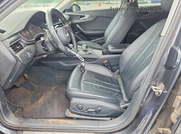 WAUGMAF45KA101516 2019 AUDI A4 Gray Front interior view