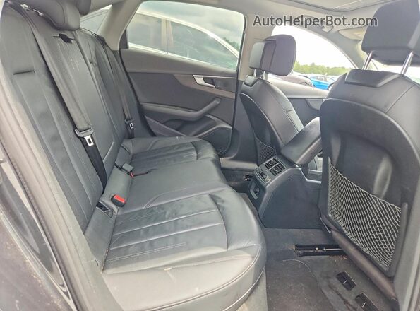 WAUGMAF45KA101516 2019 AUDI A4 Gray Rear seats view