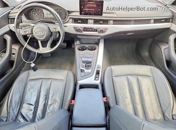 WAUGMAF46HA177142 2017 AUDI A4 Blue Առջևի վահանակի տեսք