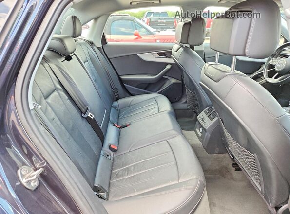 WAUGMAF46HA177142 2017 AUDI A4 Blue Հետևի նստատեղերի տեսք