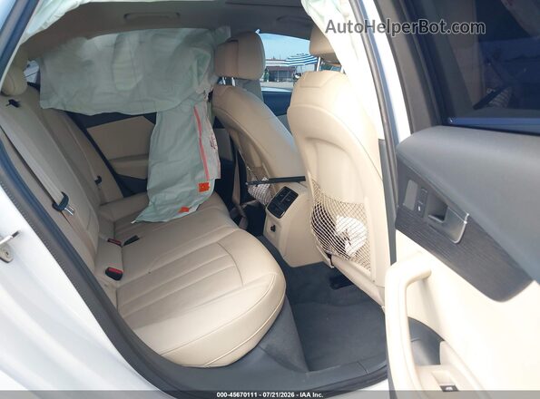 WAUGMAF46KA037311 2019 AUDI A4 White VIN კოდის სტიკერის ხედი