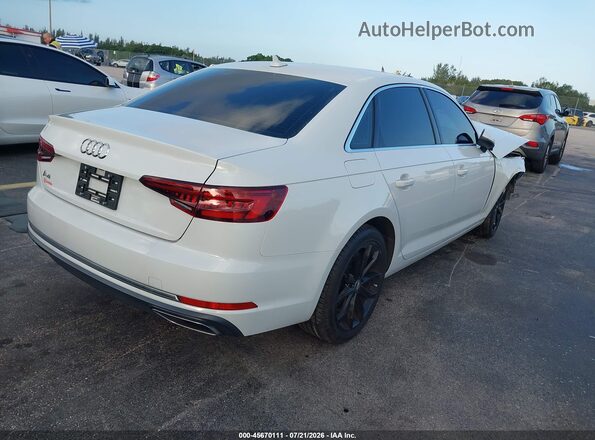 WAUGMAF46KA037311 2019 AUDI A4 White უკანა მარჯვენა