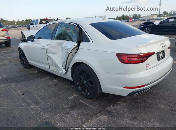 WAUGMAF46KA037311 2019 AUDI A4 White უკანა მარცხენა