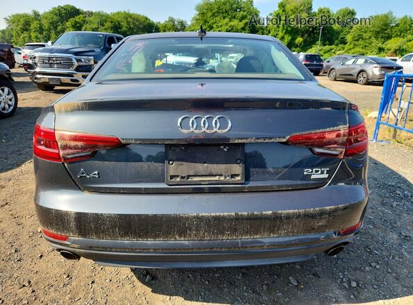 WAUGMAF48HN065791 2017 AUDI A4 Gray უკანა ხედი