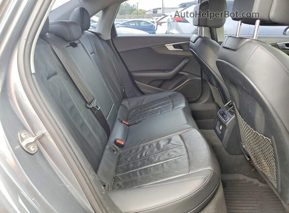 WAUGMAF48KA015861 2019 AUDI A4 Gray Հետևի նստատեղերի տեսք