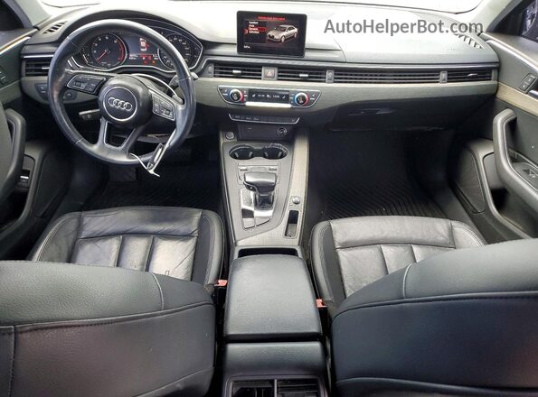 WAUGMAF48KA015861 2019 AUDI A4 Gray Առջևի վահանակի տեսք