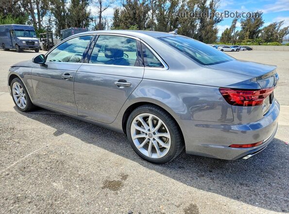 WAUGMAF48KA058208 2019 AUDI A4 Gray Հետևի ձախ