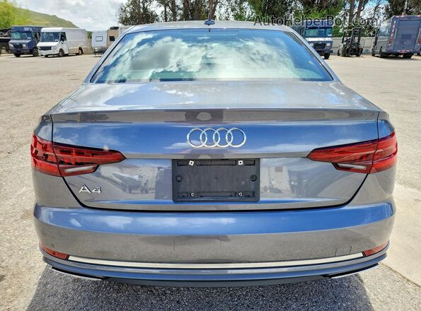 WAUGMAF48KA058208 2019 AUDI A4 Gray Հետևի տեսք