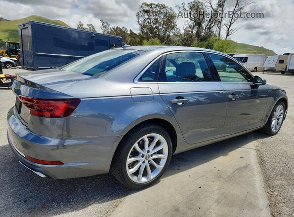 WAUGMAF48KA058208 2019 AUDI A4 Gray Հետևի աջ