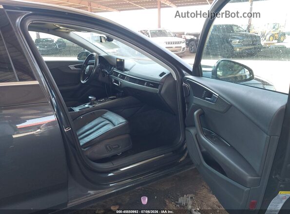 WAUGMAF49KA057472 2019 AUDI A4 Gray Widok wnętrza z przodu