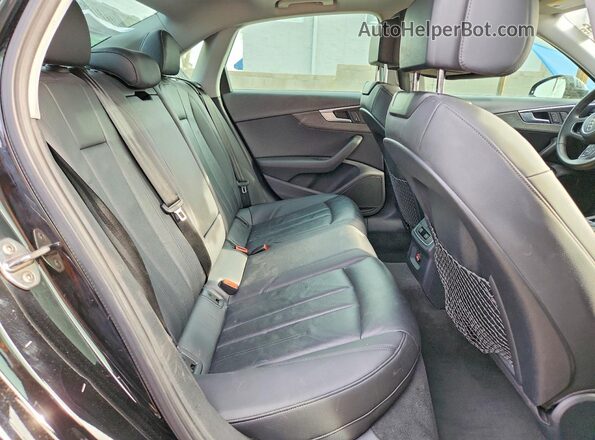 WAUGMAF49KA118612 2019 AUDI A4 Black Widok tylnych siedzeń