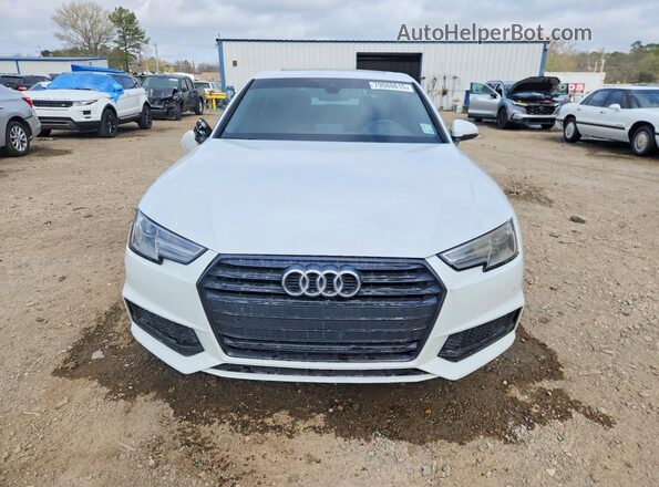 WAUGMAF49KN013660 2019 AUDI A4 White Front view