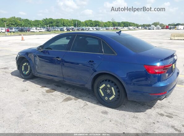 WAUGNAF40HN016405 2017 AUDI A4 Blue Հետևի ձախ