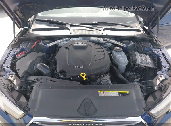 WAUGNAF40HN016405 2017 AUDI A4 Blue Հետևի տեսք