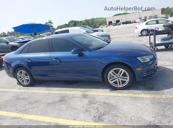 WAUGNAF40HN016405 2017 AUDI A4 Blue Սալոնի հետևի տեսք